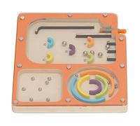 Generic Gioco di Flipper Portatile per Bambini Il Labirinto Educativo in Legno Colorato Migliora la Coordinazione Occhio-mano e le capacità Motorie per Baby Shower o Feste di Compleanno, Materiale (L)