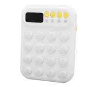 Generic Gioco di Memoria Portatile per Bambini Rompicapo Elettronici Puzzle Concentrazione Formazione Giocattolo Educativo Plastica Colorata per L'apprendimento Precoce (WHITE)