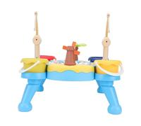 Generic Gioco di Pesca Magnetico Rotante per Bambini con Musica, Allenamento per la Coordinazione Occhio-mano per i più Piccoli, Set da Gioco per Tavolo da Pesca per L'interazione Familiare