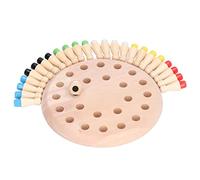 Generic Gioco di Scacchi con Fiammifero in Legno, Rompicapo Educativo per Bambini, Promuove lo Sviluppo Cognitivo per il Divertimento in Famiglia, Legno di Gomma di Alta qualità e Materiale Plastico