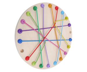 Generic Gioco Puzzle con Corda Intrecciata per Lavoro di Squadra e Comunicazione, Rompicapo Pratico per Bambini e Adulti, Diametro della Corda di cotone: 8,7", Aumenta la Concentrazione e la