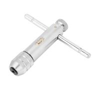 Generic Giramaschi a Cricchetto Ad Elevata Durezza per Set di Maschi e Matrici, Acciaio per Utensili M3 M8/M5 M12 Maniglia con Barra a T Giramaschi a Cricchetto per Spazi Ristretti (M5-M12)