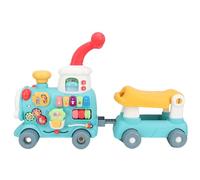 Generic Girello Educativo per Bambini Piccoli con Trenino a Spinta, con Blocchi di Abbinamento Forme, modalità Vapore per lo Sviluppo Cognitivo, Materiale ABS Sicuro