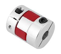 Generic Giunto per Albero Prugna in Lega di Alluminio Ad Alta Resistenza per Trasmissione Meccanica a Media e Alta velocità 1 Pezzo D25 L30 Adatto per Pompe e Ventilatori (8mm-8mm)