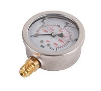 Generic Giunto per Punto di Prova del Tubo Idraulico M16*2-BSP1/4 + Set di Manometri per Prova di Pressione Idraulica 0~400BAr 6000PSI