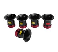 Generic Glass D'ingrandimento in Lega di Alluminio, Lenti di Riparazione di Orologi da 5 Pcs 3x 5x 10x 15x 20x Nicked Lupe Lupe con Chiarezza, Ampia Applicazione, Comodo per la