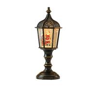 Generic Globo di Neve Carillon Musicale Lanterna Natalizia Sfera Luminosa con Luci a LED E Melodie Adatto per Decorazioni Domestiche E Feste, Babbo Natale