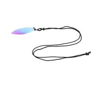 Generic Glow Nella Collana a Pendente Scuro Pengulle Irregolare Pengulle Accessori Smerigliati a Forma di Ciondolo a Pendente di Pendenza Luminosa (Viola blu)