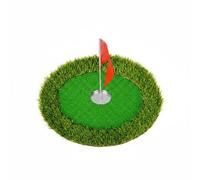Generic Golf Training Pad Tappetino da Putt Tappeto da Chipping Superficie Galleggiante in per Migliorare Mira Tocco E Controllo Adatto a Esercizi in Piscina, Ovale 50 60cm