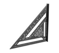 Generic Goniometro Triangolare Versatile Ad Alta Precisione per Falegnami e Appaltatori in Lega di Alluminio 12x12x17 (BLACK)