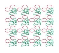 Generic Graffette a Forma di Frutta Spilla Durevole a 2 Colori per Forniture per Ufficio Regali Scolastici, Organizzatore di Segnalibri Portatile Leggero per la Classificazione dei File Spilla a