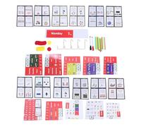 Generic Grafico del Calendario Matematico Strumenti Matematici Educativi Pratica Quotidiana per Bambini in età Prescolare e Studenti della Scuola Domiciliare Materiale in Tessuto di Nylon