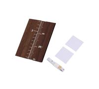 Generic Grafico di Crescita Dell'altezza Righello in Legno per Misurare la Crescita dei Bambini Decorazione - 4 Pezzi, 30x15 Cm, Ideale per Asili Nido e Sale Giochi (Noce)