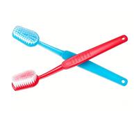 Generic Grande Accessorio per Spazzolino da Denti per Eventi divertenti. Decorazione Grande di Grandi Dimensioni da 15,5 Pollici - Set di 2 Rosso e Blu (2 confezioni)