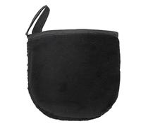 Generic Guanto Autoabbronzante Floccato per L'applicazione di Mousse Abbronzante, Guanto Abbronzante Liscio Senza Sole Copertura Uniforme, Abbronzanti in Microfibra Riutilizzabili (BLACK)