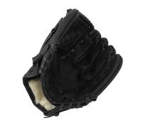Generic Guanto da Baseball, Guanto da Softball, Ergonomico Preciso con Presa Migliorata, Ideale per Uomini e Donne, Giochi di Allenamento Giovanile, Pelle PU Confortevole e Durevole (BLACK)