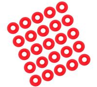 Generic Guarnizioni in Silicone da 25 Pezzi per Bottiglie Grolsch, Sigillatura Efficace per Birra Fatta in Casa, Morbide e Flessibili, Rosse