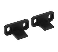 Generic Guida da Pavimento per Porta della Stalla Guida Scorrevole Regolabile e Durevole per Porte da Stalla e Altro, Materiale Plastico, 2 unità