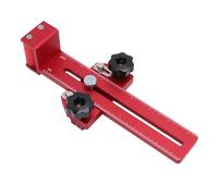 Generic Guida Precisa e per Strappo Sottile per da Tavolo con Scanalatura a U 1/4" X 3/8" con Scanalatura a T per a Nastro, Ideale per Lavori di Falegnameria, Lega di Alluminio