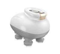 Generic Hair Massager Scalp | Head Massager Scalp For Hair Growth | Rechargeable Scalp Massager With 4 Claw, 11x9.5x8cm Battery Operated Head Massager For Scalp Relaxation & Blood Circulatiing