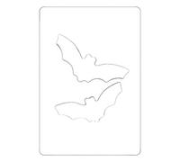 Generic Halloween Pumpkin Ghost Bats Face Painting decorativo Stencil Acrilico Tagliare in metallo muore in rilievo stencil per la produzione di carte e le decorazioni 'album fotografico-8