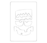 Generic Halloween Pumpkin Ghost Bats Face Painting decorativo Stencil Acrilico Taglie di metallo muore in rilievo stencil per la produzione di carte e le decorazioni di album fotografici-6