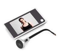 Generic Hogar Security System Puerta Chamber, 3,5 "fotocamera LCD Digitale, Visualizza Chiaramente la Camera degli Occhi di Gatto Elettronico, per Acquistare Qualsiasi Spessore della Porta