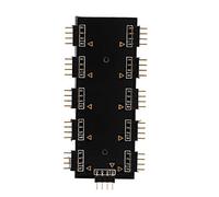 Generic Hub RGB di Scheda Madre, Hub RGB PC, 10 12V 4 Pin/5v 3 Pin per il Computer per PC Madre (12V 4-pin)
