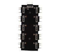 Generic Hub RGB di Scheda Madre, Hub RGB PC, 10 12V 4 Pin/5v 3 Pin per il Computer per PC Madre (5v 3-pin)