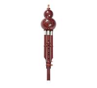 Generic Hulusi Flauto zucca dello Yunnan per concerti e uso domestico, bronzo rosso