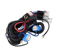 Generic Il Cablaggio del relè del Faro H4 Aumenta in Modo Efficiente la luminosità. Accessorio per Auto Migliore Guida notturna. ABS + Fascetta in Rame 3. (12V)