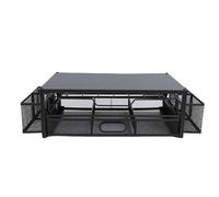 Generic Il Cassetto Portacapsule per caffè Organizza in Modo Efficiente 83 Cialde per la Struttura in Acciaio Inossidabile del Bancone della, 16,54x10,08x5,79 Pollici (Piatto)