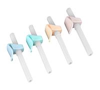 Generic Il Consumo di Bambini Paga, 4 Pezzi Flessibili Utensili BPA Auto-alimentazione per Bambini Universali per Che Bevono per la Maggior Parte delle Ciotole per i
