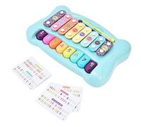 Generic Il Giocattolo Educativo per Xilofono per per Bambini Migliora la capacità di Apprendimento, Migliora la Relazione Genitore-figlio, Materiale ABS, Include Bacchette e Bastoncini per (BLUE)