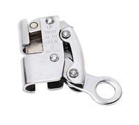 Generic Imbracatura di Sicurezza per Arrampicata, Pinza per Corda Autobloccante per Arrampicata su Roccia, Facile Montaggio, Protezione Anticaduta Integrata, Foro Rotondo, Acciaio Legato per