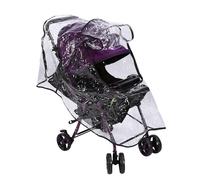 Generic Impermeabile Universale per Passeggino Parapioggia Parapioggia Paravento per Carrozzina Buggy Passeggino, PVC Trasparente, Design con Finestra con Cerniera, Portatile, per attività All'aperto