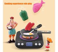Generic Impostazione dei Giocattoli per Stufa a Induzione -Set Kitchen Education Toys per le Caratteristiche di Apprendimento Precoce, Materiale Plastico Sicuro per (#1)