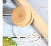 Generic In Legno Yoyo, Principiante Yoyo Kids 3pcs In Legno Yo-yo Artigianato Fatto a Mano Colorato Mini Rotondo Fai-da-Te per Bambini Piccoli Giocattoli 3pcs Yo-yo Artigianato Fatto a Mano Colorato