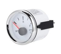 Generic Indicatore di Livello per Serbatoio di Scarico per Barche Marine da 52 Mm con Design Impermeabile IP67 per e Barche in Acciaio Inossidabile - 0-190 Ohm (Copertura argentata con quadrante