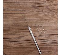 Generic Infila Crochet per Micro Perline Durevole in Alluminio per Estensione dei Capelli, Strumento per Tirare L'ago Facile Usare per Tutti i di Capelli