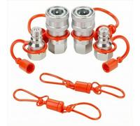 Generic Innesto Rapido Idraulico Filettato, Accoppiatore a Innesto Rapido, Corpo Esagonale, per Officina, Manutentori, 1/2