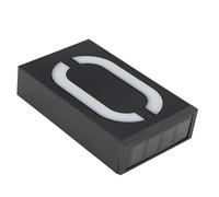 Generic Insegna Luminosa per Esterni 6 Luci a LED con Numeri Chiari, IP55 Resistente Alla Pioggia, Targa per Porta del Negozio, Porta della Stanza, Batteria Ni-MH AA, 7,1x3,9x1,6 Pollici (Numero 0)