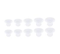 Generic Inserti Flangiati di Ricambio per Tiralatte M5 M9 Comodo Set da 10 Pezzi in Silicone per Mamme in Movimento