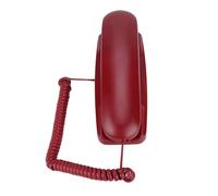 Generic Interno Telefonico Fisso a Risparmio Energetico con Funzioni Flash e Disattivazione Chiamata per Montaggio a Parete per Uso Aziendale e Domestico (Cremisi)