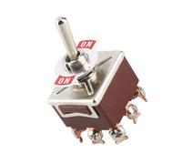 Generic Interruttore a Levetta Compatto a 2 Posizioni Affidabile ON-ON 3PDT 9 Pin per Uso Domestico 15A/250VAC