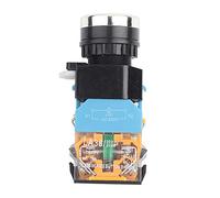 Generic Interruttore a Pulsante Rosso Autobloccante LED Leggero in Plastica Durevole Resistente Alle Alte Temperature per Apparecchiature Industriali per Dispositivi Elettronici