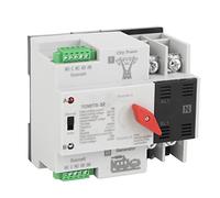 Generic Interruttore Automatico a Doppia Potenza, Interruttore di Trasferimento di Potenza AC 220 V Resistente Alla Temperatura 2P 2 Modalità Fiammata per la Fabbrica (32A)