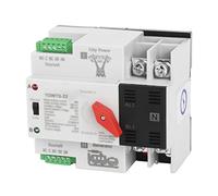 Generic Interruttore Automatico a Doppia Potenza, Interruttore di Trasferimento di Potenza AC 220 V Resistente Alla Temperatura 2P 2 Modalità Fiammata per la Fabbrica (25A)