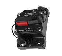 Generic Interruttore Automatico in per Audio per Auto con Ripristino Manuale per Veicoli DC12V-42V, Protezione da Sovraccarico per Audio Stereo per Auto, Copertura Impermeabile Inclusa (250A)