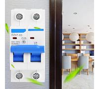 Generic Interruttore Automatico Miniaturizzato 2P Ad Alte Prestazioni per Sistemi a Energia Solare e CC 5 Pz (25A)